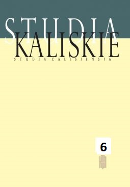 Studia Kaliskie tom VI