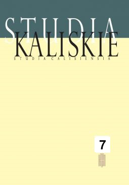 Studia Kaliskie Tom VII